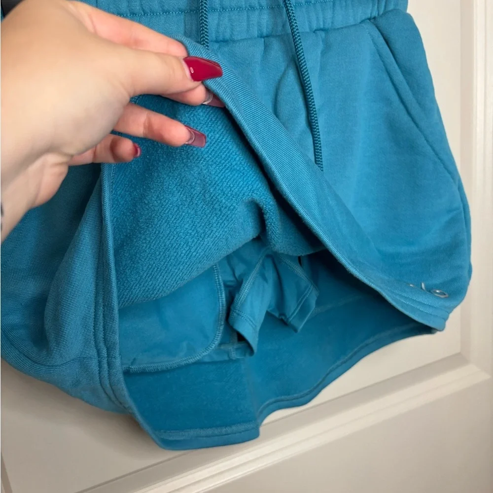 Alo Accolade high waisted sweat skirt blue/teal athletic size XXS